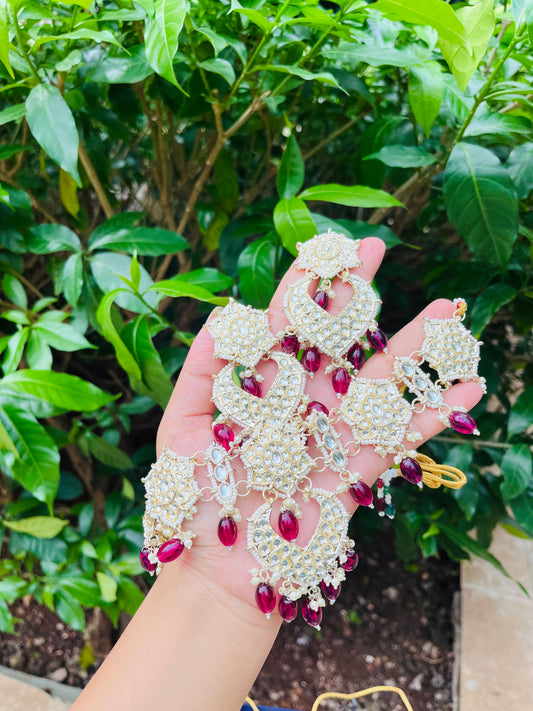 Lia Choker Earings tikka