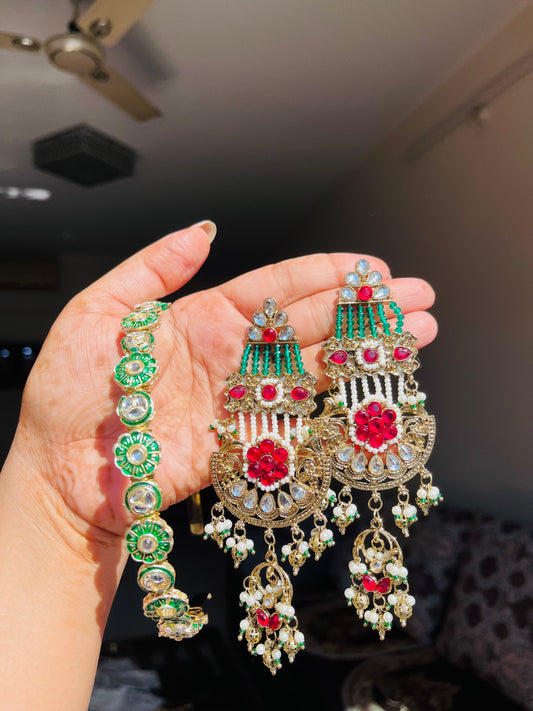 Combo 15 - Reha Earings + Hairband