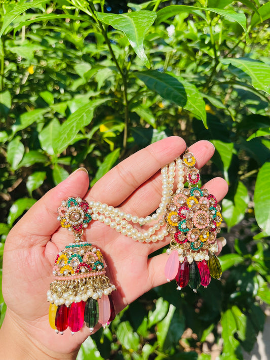 Ruha earings tikka