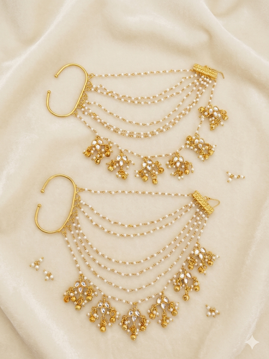 Earcuff Earchain Earings