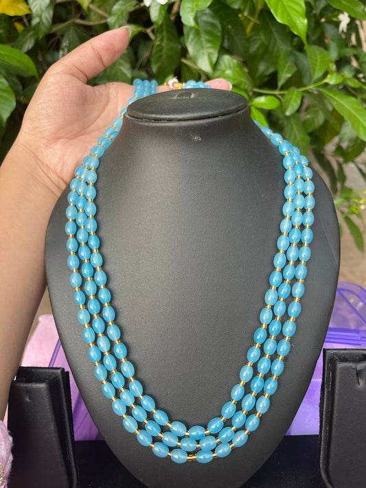 Hrim necklace - light blue