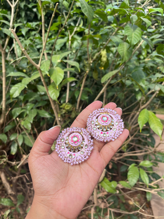 Spruha studs - Lilac