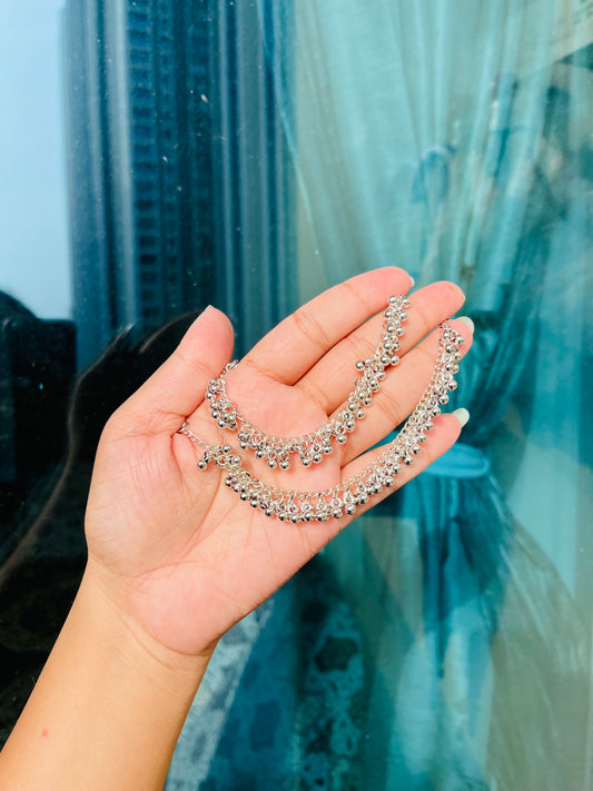 Single Line Ghungroo Earchain