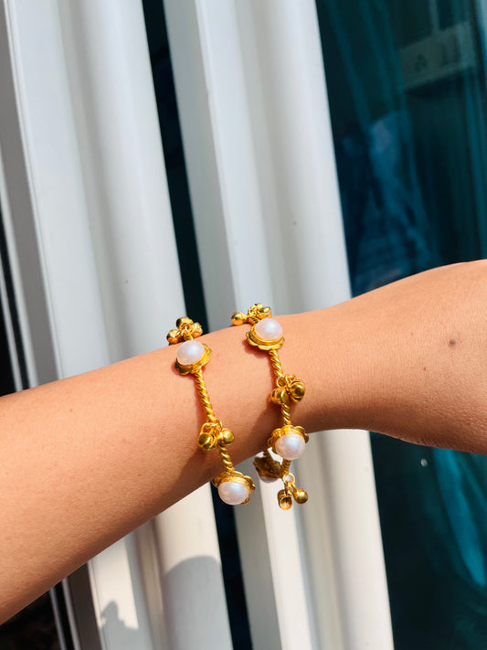 Pearl Ghungroo Bangles
