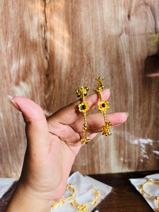Flower Ghungroo Bangles