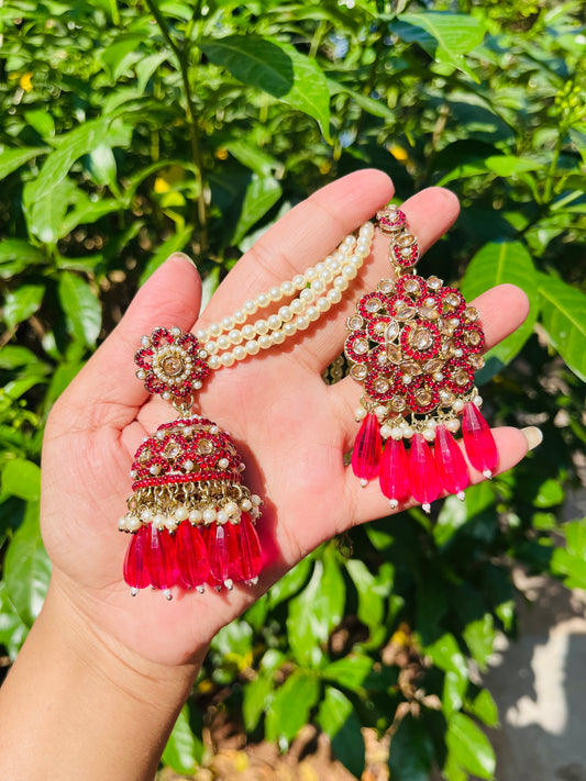 Ruha earings tikka