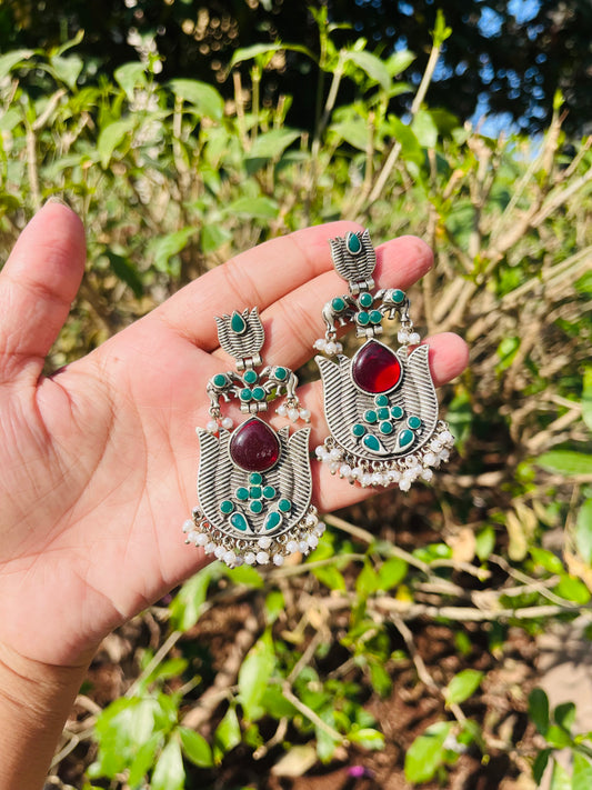 Lotus earings