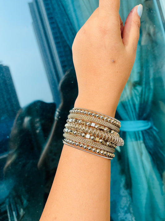 Beaded Spiral Kada