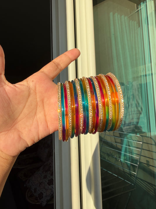 Multicolour Multi Design bangles